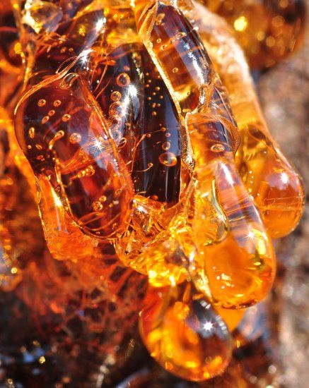 parfum puissant — ambre et flacon en clair-obscur — Noble Essence