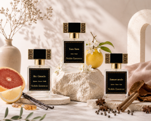 Flacon extrait de parfum Noble Essence – collection niche française