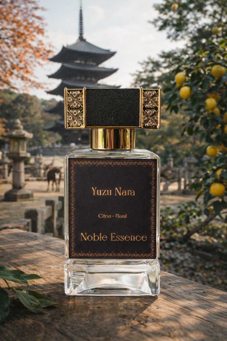 Le yuzu en parfumerie — agrume japonais et temple — Noble Essence