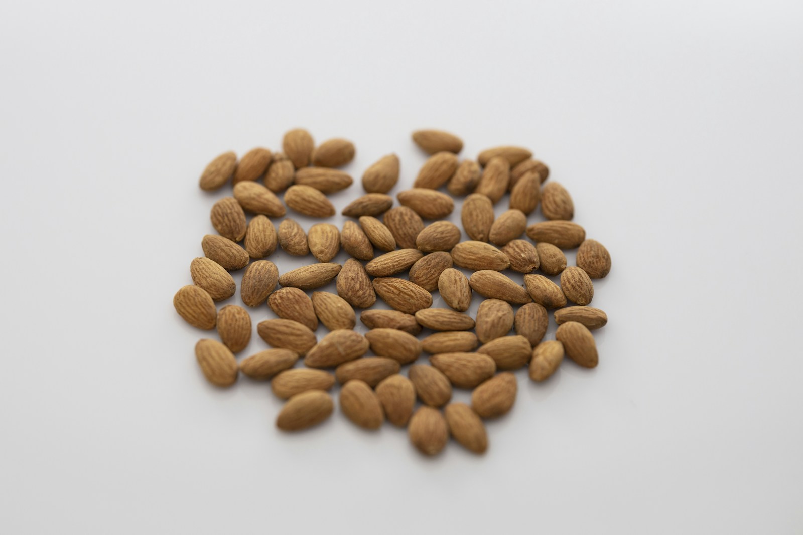 Amandes brunes en gros plan — note amande-poudrée évoquée par l'héliotropine — Noble Essence
